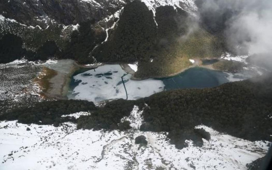 The area where the Czech woman was trapped for almost a month.