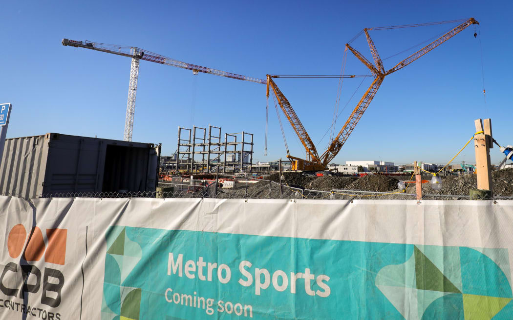 Progress of the new metro sports facility on 20 May 2020