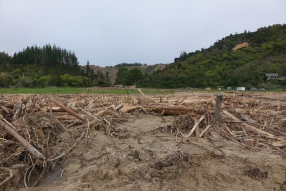 Damage caused by ex-cyclone Gita