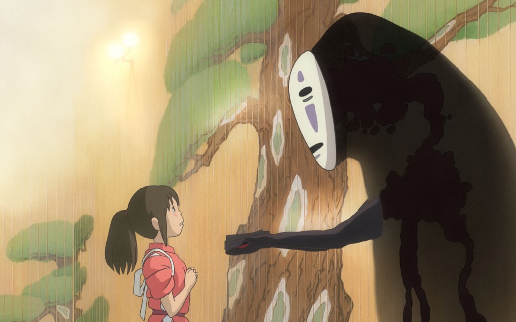 The 2001 film Spirited Away, directed by Hayao Miyazaki and animated by Studio Ghibli.