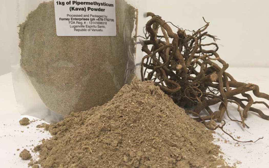 A noble variety kava blend packaged and ready for export by Forney Enterprise into the US market.