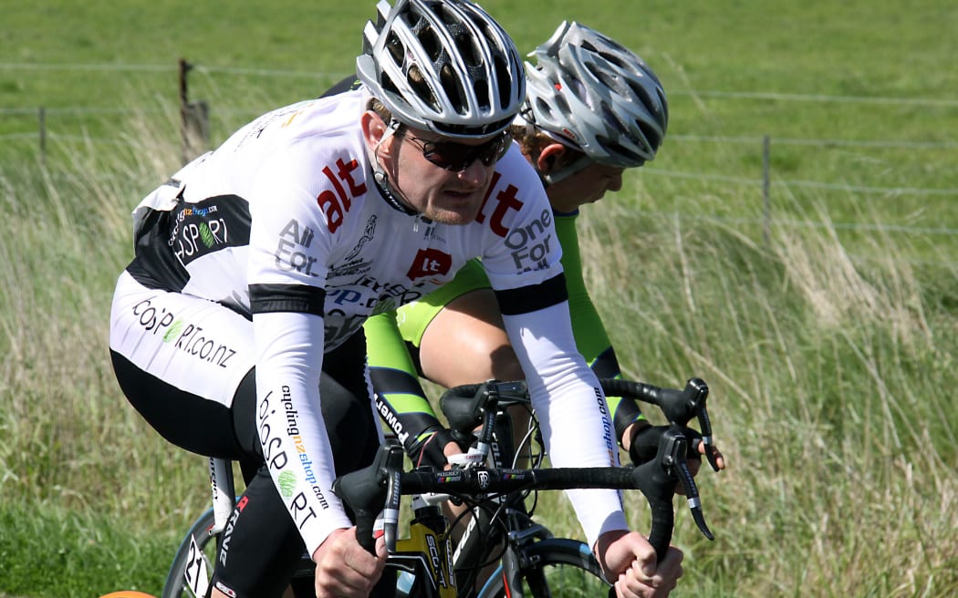 Floyd Landis competing during the 2009 Tour of Southland.