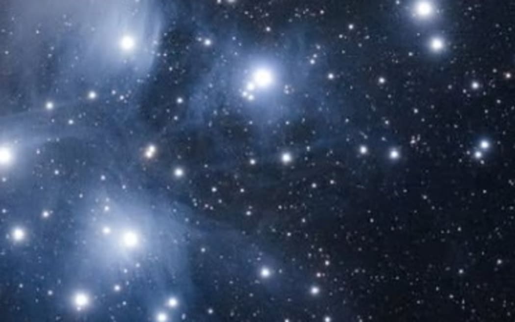 The Matariki star cluster.