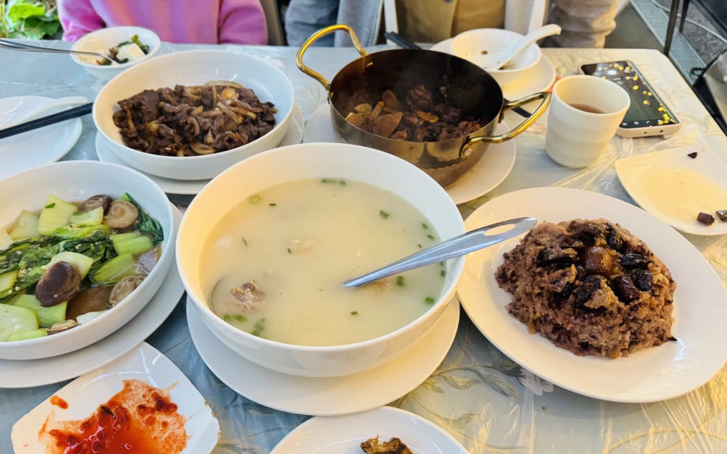 Dishes from the "Blind box menu" at Auckland’s 81ST Floor Restaurant