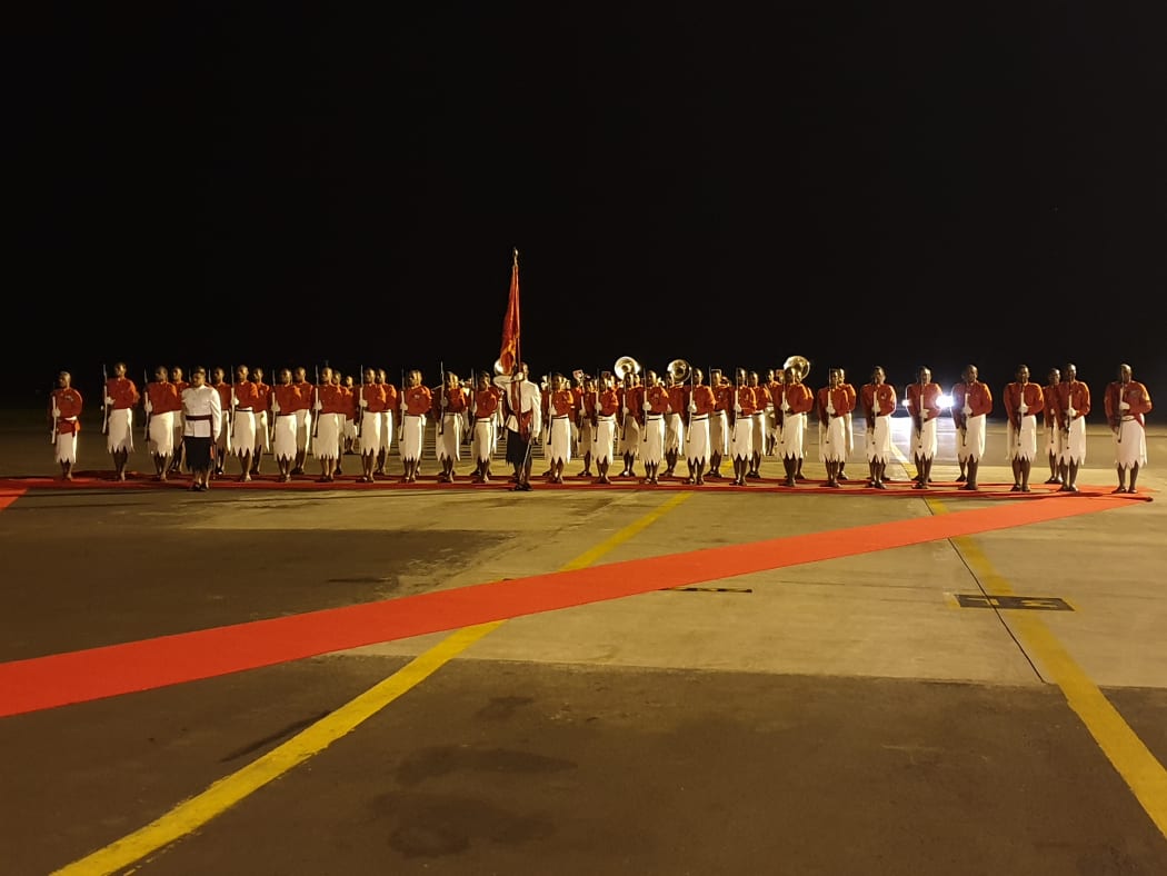 Prime Minister Jacinda Ardern arrived in Suva on Monday evening on the first visit to Fiji by a New Zealand prime minister since 2016.