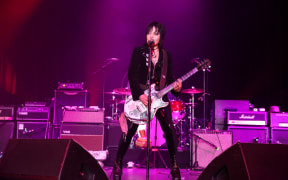 Joan Jett performing in 2025.