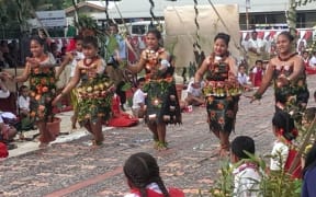 School children from Tonga's Nuku'alofa Primary School.