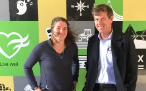 Georgina Lyndsay and CRV Ambreed Oceania Managing Director Angus Haslett