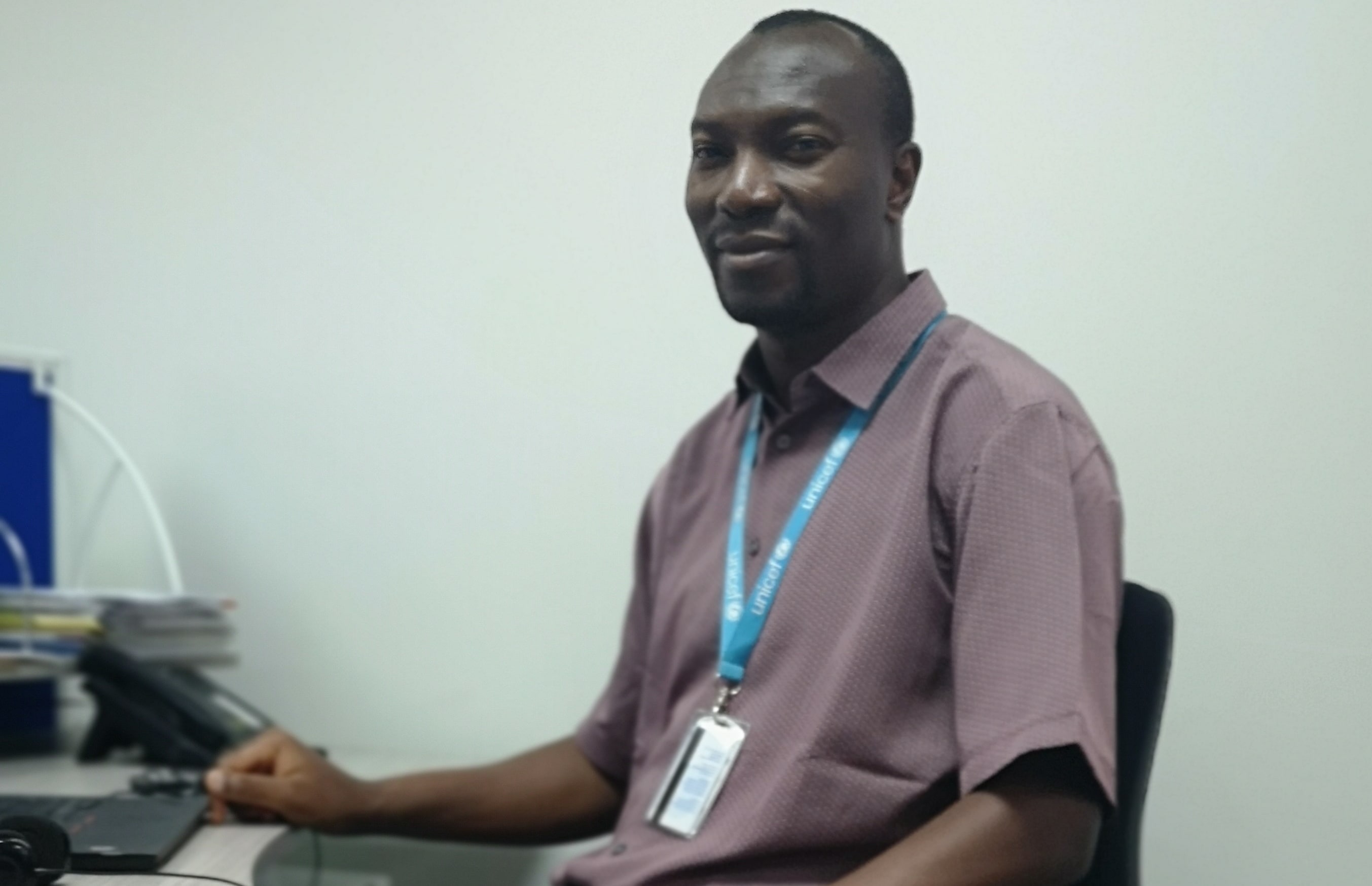 Ibrahim Dadari is UNICEF's Maternal and Child Health specialist in Solomon Islands.