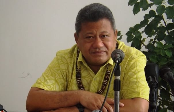 The Samoan Director General of Health, Leausa Toleafoa Dr Take Naseri.