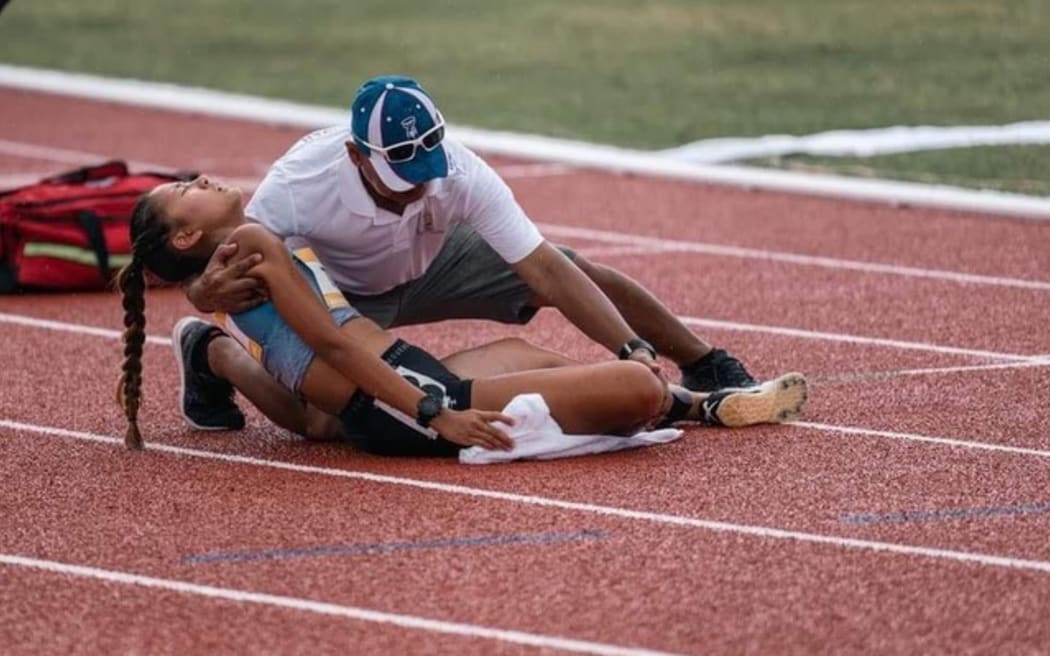 Tan collapsed in the 10,000m of last year's 2022 Northern Marianas Pacific Mini Games and that necessitated the trip to the emergency room.