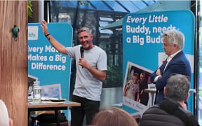 Eric Haagh at a Big Buddy fundraiser