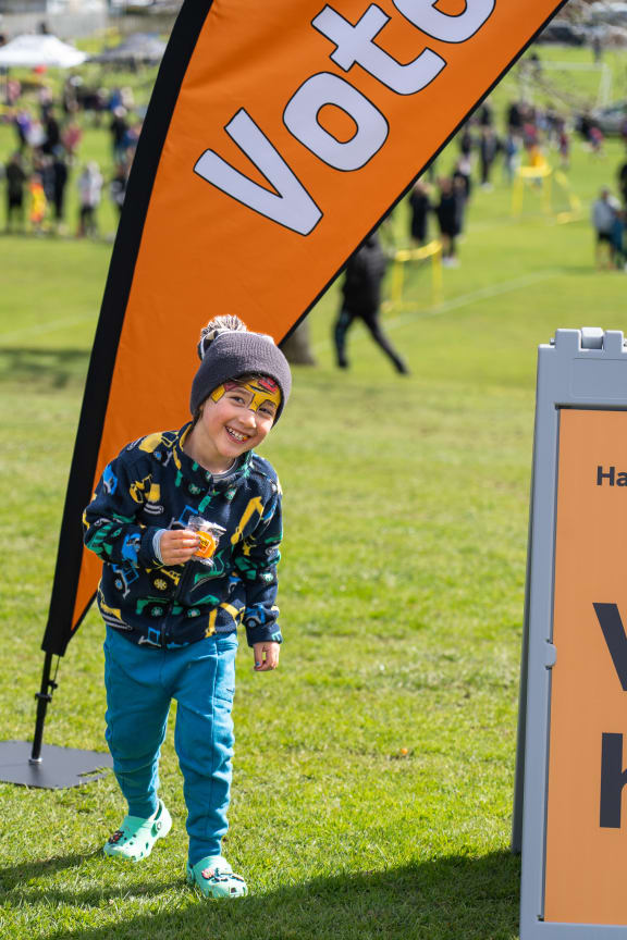 One of the council's get-out-the-vote events, 'Vote and Vibe' at Bremworth Park.