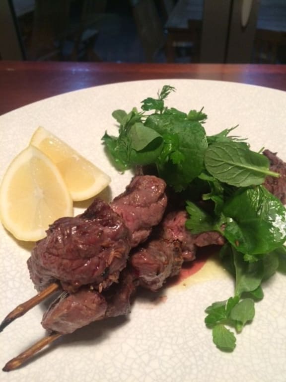 Jacob Brown's heart kebab
