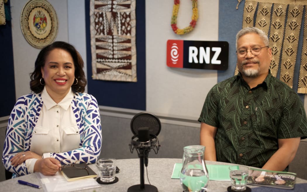 RNZ Pacific has partnered with Pacific Media Network to question major parties on how their policies will benefit Pacific peoples. National's Fonoti Agnes Loheni, left, and Greens Teanau Tuiono.