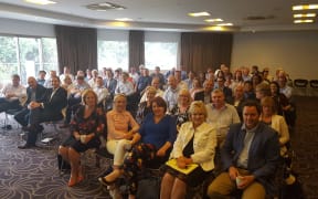 National Party MPs at its annual caucus retreat.
