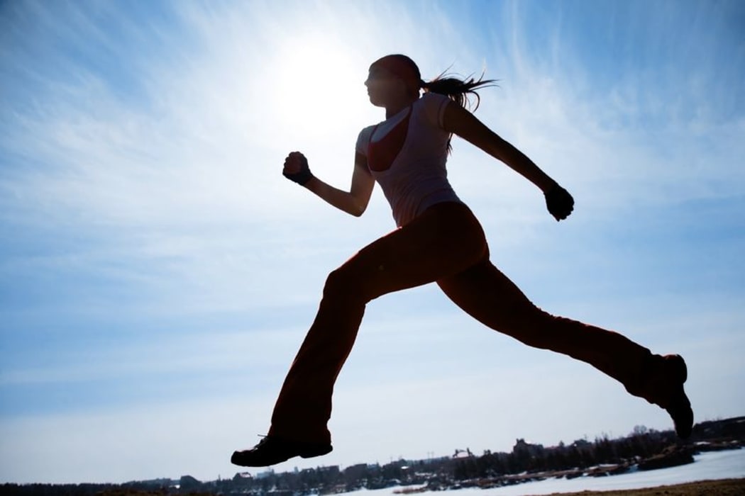 Female runner.