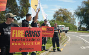 FENZ protest - Woolston, Christchurch