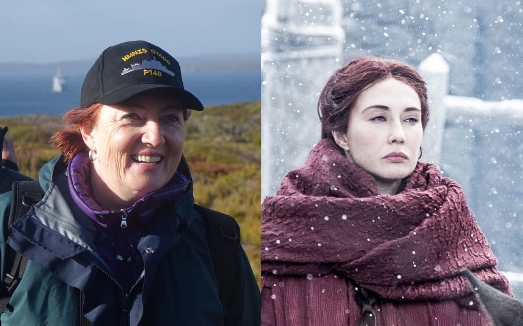 Maggie Barry and Melisandre.