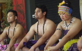 Samoan students perform the Ava ceremony at So'otaga 2014.