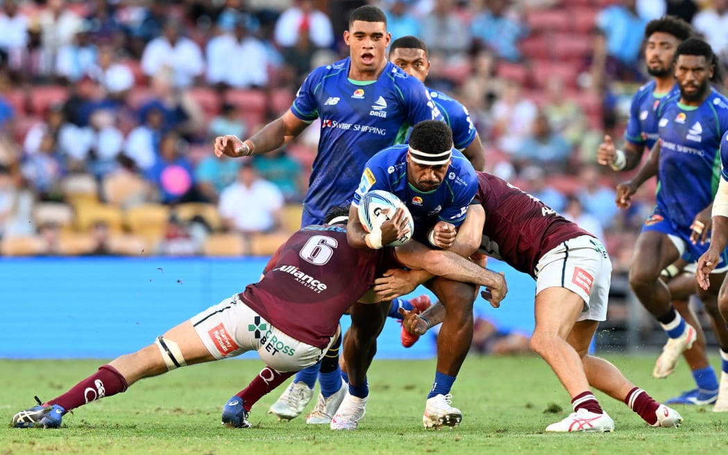 Fijian Drua vs Reds on 19 March 2023.