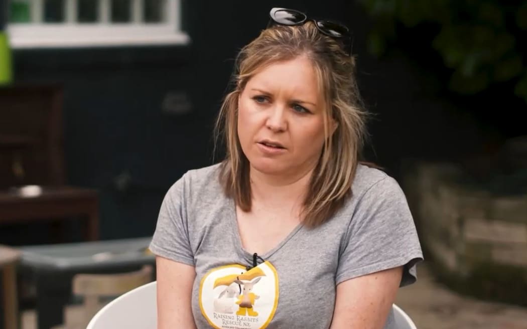 Jojo Nally is the founder of Raining Rabbits Rescue in the Auckland suburb of Botany Downs.