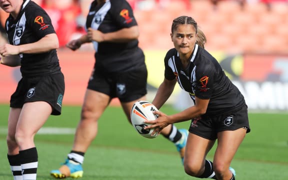 Kiwi Fern's Nita Maynard in action