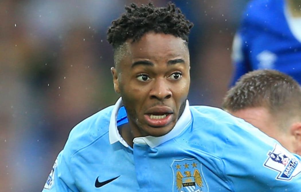 Manchester City's Raheem Sterling in EPL action.