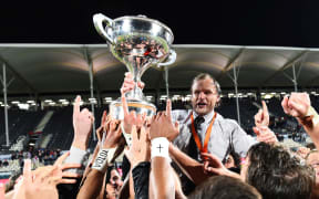 Canterbury win the 2016 Mitre 10 Cup, coach Scott Robertson.