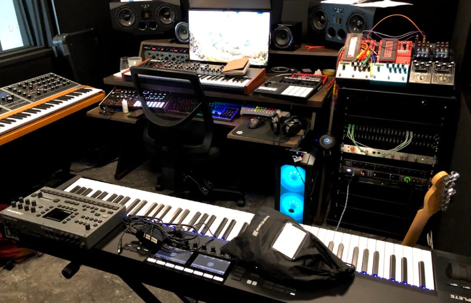 Andrew Reid's studio