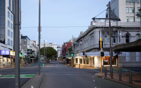 Wellington on 26 March, the first day of the Covid-19 lockdown.