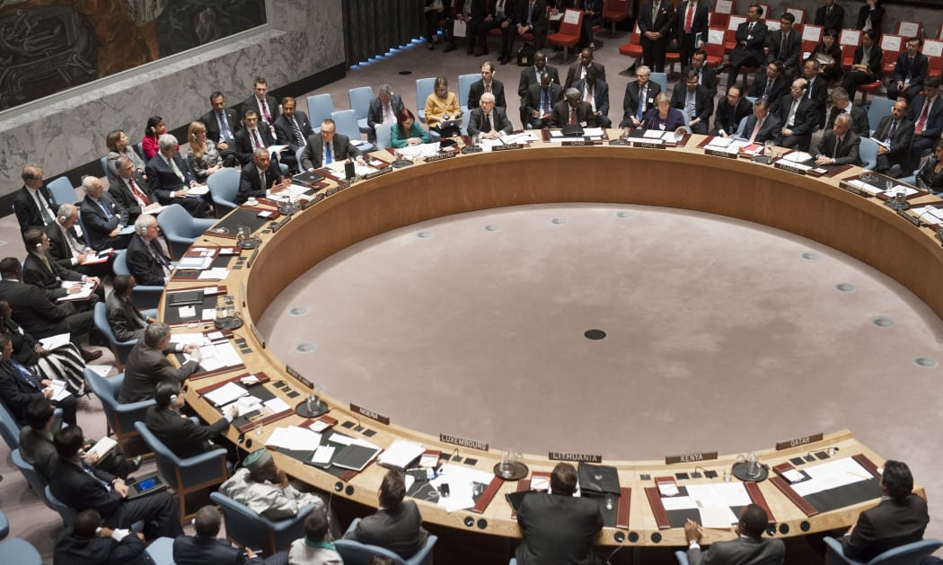 US President Barack Obama, centre, chairing a Security Council summit meeting on terrorist fighters earlier this month. NZ last had a seat on the council in 1994.