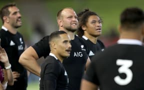 Joe Moody. New Zealand All Blacks v Argentina. 2020 Rugby Championship Test Match played at McDonald Jones Stadium, Newcastle Australia on Saturday 28th November 2020.