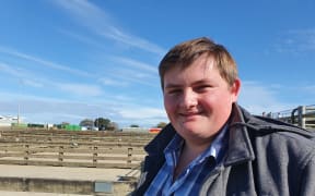 Riley Kennedy at the Feilding saleyards