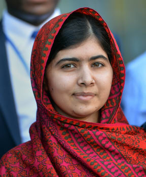 Malala Yousafzai.