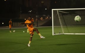 Vanuatu train in Qatar ahead of the FIFA World Cup Oceania qualifiers.