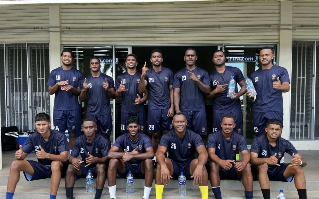 Fiji national football team players at the Fiji FA Academy in Ba last month as they begin their preparations for the crucial FIFA World Cup 2026 Qualifiers.
