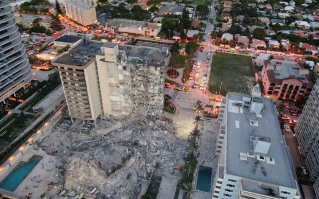Partial collapse of a 12-storey residential building in  in Miami-Dade County, Florida, US, on 24 June 2021 killing at least one person.