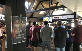 Hundreds turn out in South Auckland to watch Joseph Parker take on Anthony Joshua.