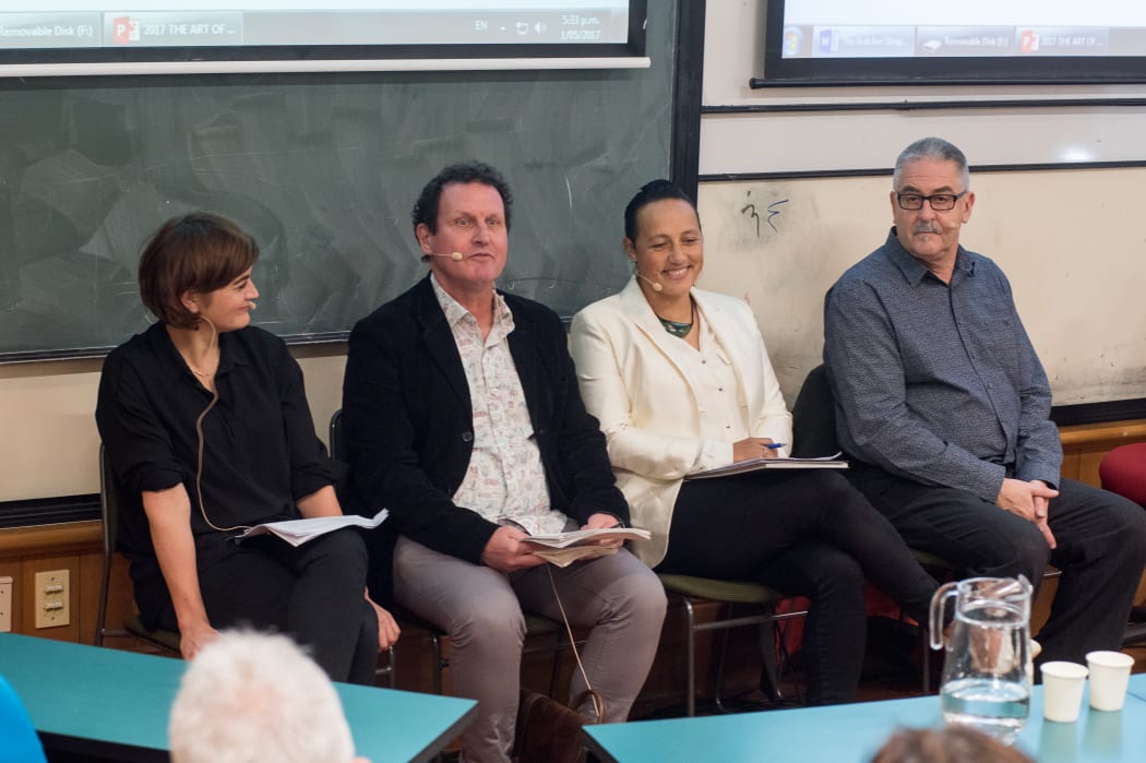 Ashleigh Young, Dave Armstrong, Kiritapu Allan and Roger Blackley