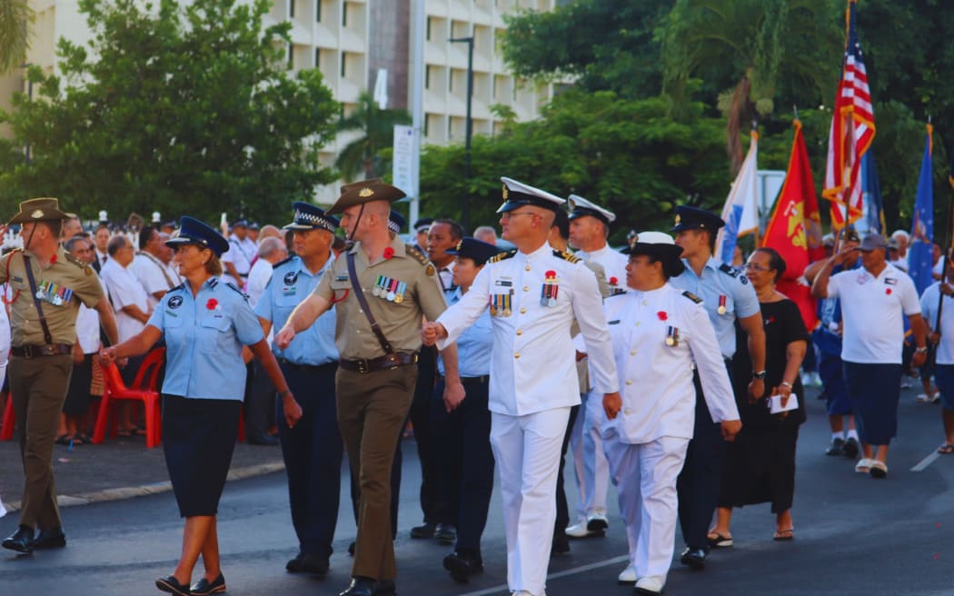 ANZAC Day ceremony in Samoa
