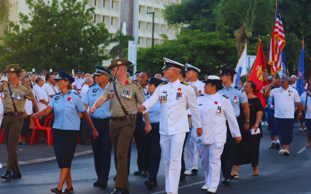 ANZAC Day ceremony in Samoa