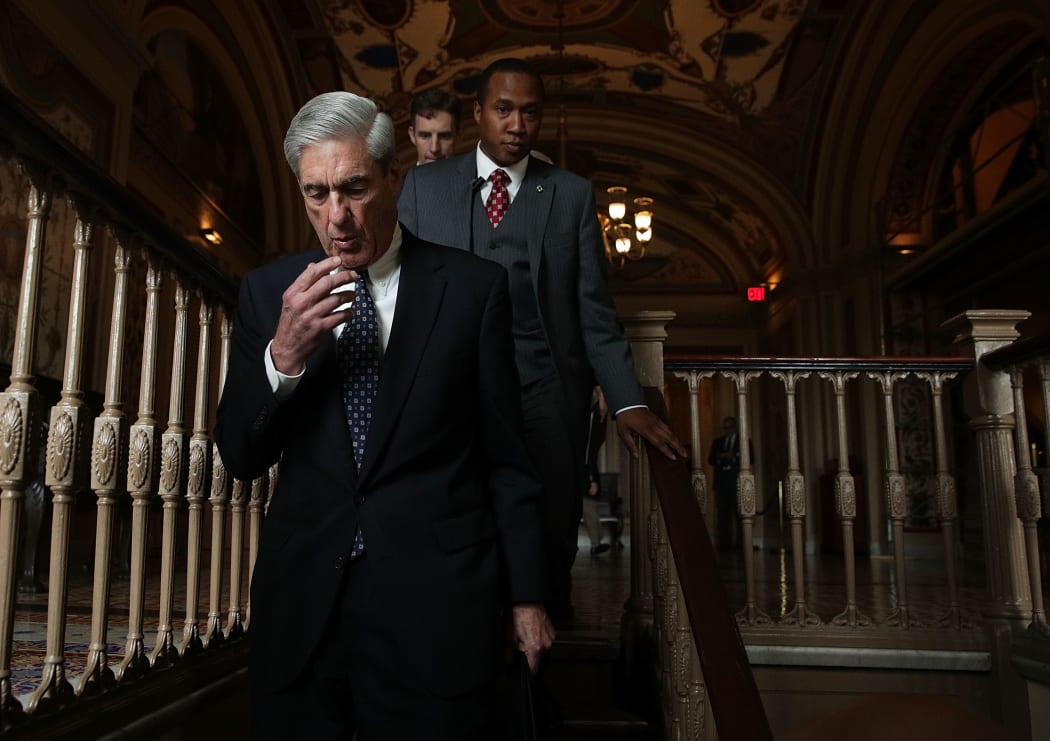 WASHINGTON, DC - Special counsel Robert Mueller at the US Capitol for closed meeting with members of the Senate Judiciary Committee June 21, 2017 in Washington, DC.