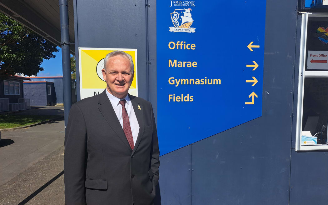 James Cook High School principal Grant McMillan