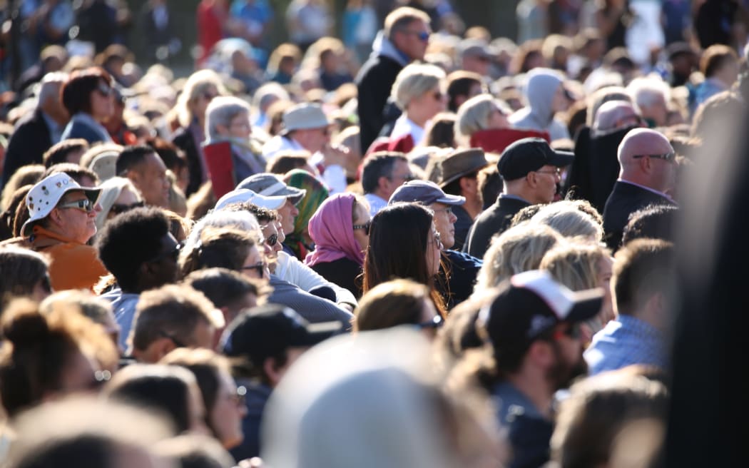 Thousands turned out for the Christchurch remembrance service for the mosque attacks.