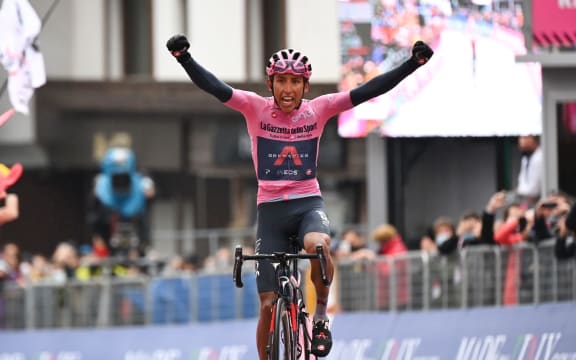 Egan Bernal on the 2021 Giro.