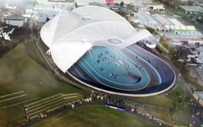 Artist's impression of Whananui Velodrome