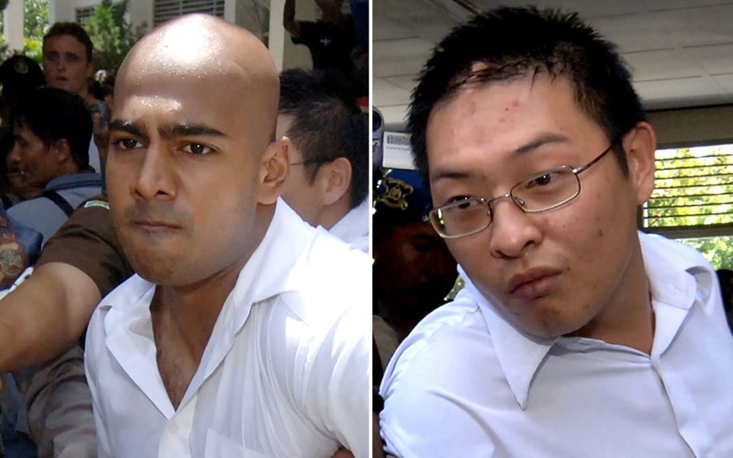 Myuran Sukumaran, left, and Andrew Chan, pictured in 2006.