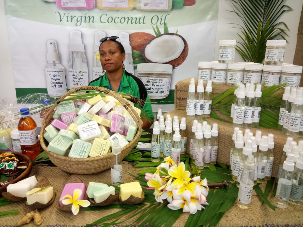 One of the stalls at the PNG Coconut Festival