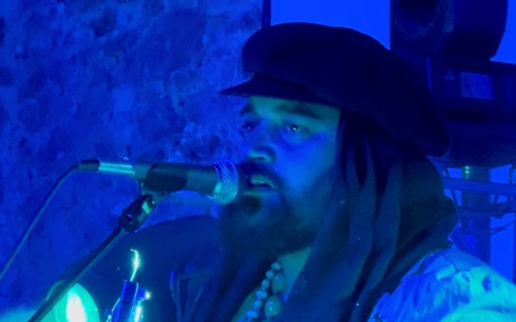 Troy Kingi playing at The Church, Christchurch, Friday 24 November 2023.